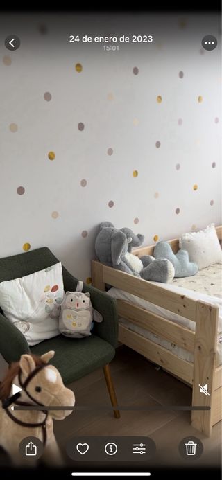 Cama infantil IKEA LUFE aesthetic 