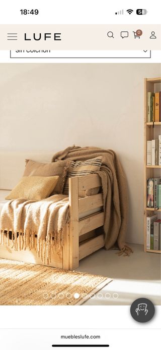 Cama infantil IKEA LUFE aesthetic 