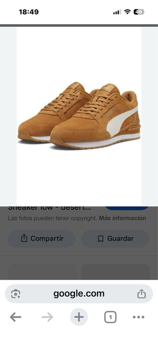 Zapatillas Puma Marrones Talla 42