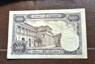 Billete 5000 Pesetas 1976 Carlos III