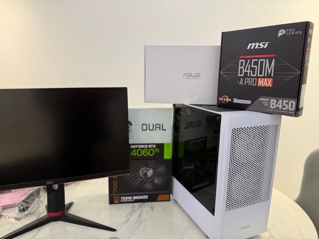 PC Gaming RTX 4060 Ti + Monitor AOC