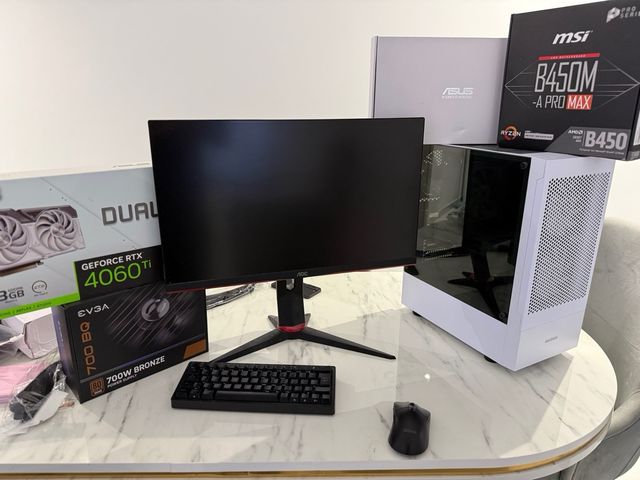 PC Gaming RTX 4060 Ti + Monitor AOC