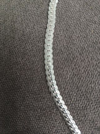 Cadena Serpiente Plata 45cm