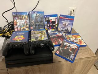 PS4 Pro + 2 Mandos + 9 Juegos