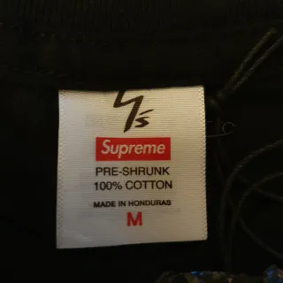 Camiseta Supreme x Yohji Yamamoto Negra Talla M