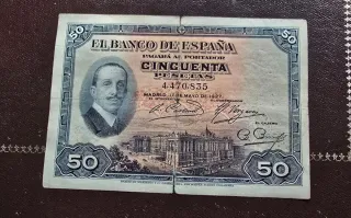 Billete 50 pesetas Banco de España 1927