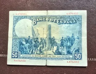 Billete 50 pesetas Banco de España 1927