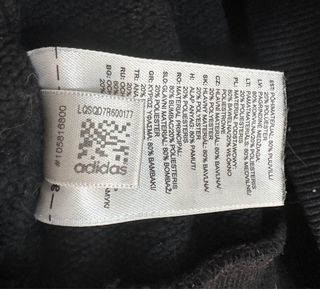 Sudadera Adidas Real Madrid Negra