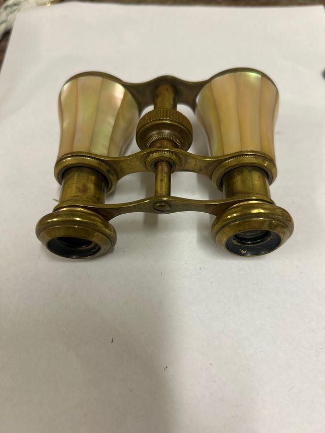Binocolo Teatro Vintage Madreperla Ottone