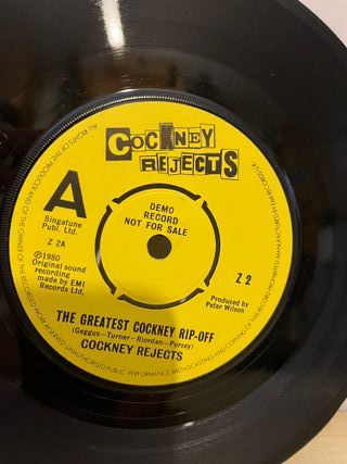 Single PROMO RAROCockney Rejects Greatest Rip-Off