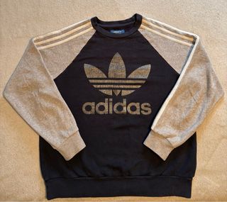 Sudadera Adidas Negra y Gris