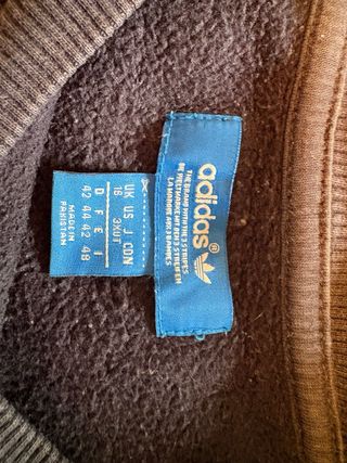Sudadera Adidas Negra y Gris