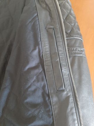 Cazadora Cuero Pepe Jeans London Negra