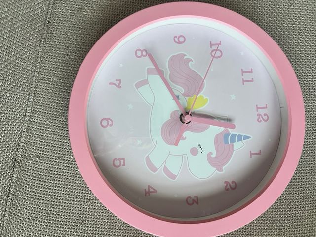 Reloj Infantil Unicornio Rosa