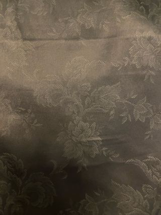 Falda Mango negra floral Talla 40