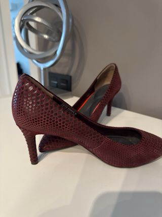 Tacones Burdeos Talla 41
