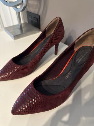 Tacones Burdeos Talla 41