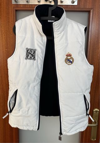 Chaleco Real Madrid Blanco y Negro