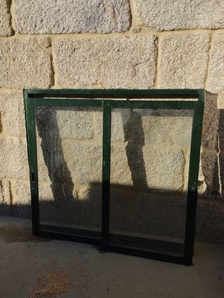 2 Ventanas Aluminio Doble Hoja
