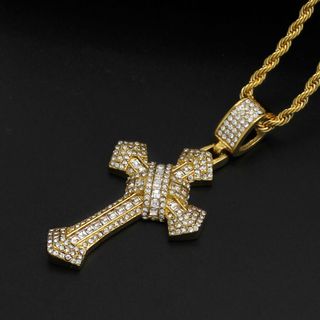 Collar “ Cruz pave”