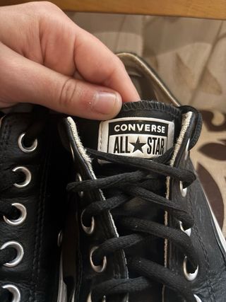 Converse plataforma negras