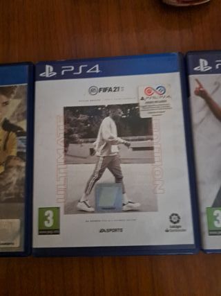 FIFA PS4: 17,21,23
(se venden en pack o separado)