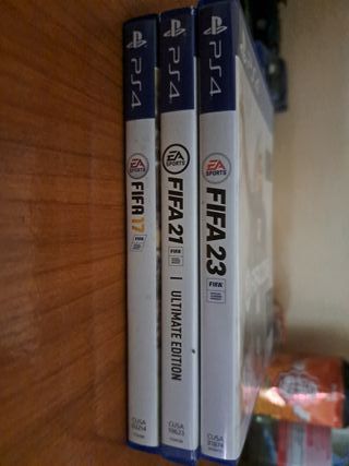 FIFA PS4: 17,21,23
(se venden en pack o separado)