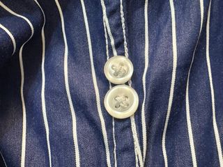Camisa Polo Ralph Lauren Rayas Azul y Blanca