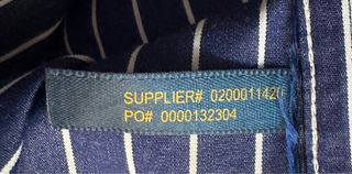 Camisa Polo Ralph Lauren Rayas Azul y Blanca