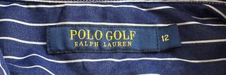 Camisa Polo Ralph Lauren Rayas Azul y Blanca