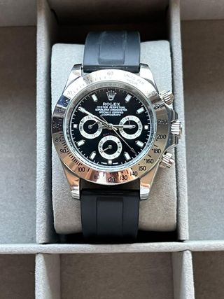 Reloj de hombre Automático Negro Plata