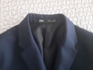 Camisa azul de vestir para niño 