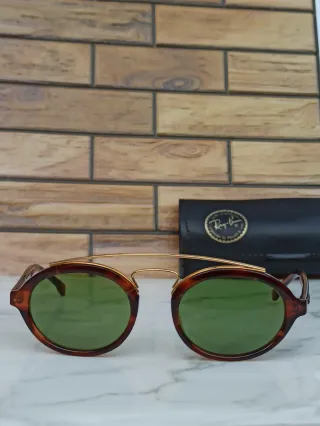 Occhiali Ray-Ban Tortora Lenti Verdi