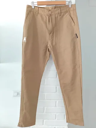 Pantalones Brotherhood x Mastermind Beige talla 40