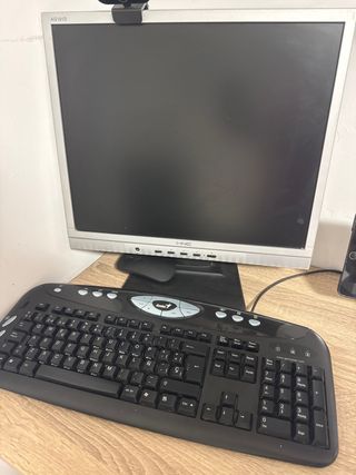 Monitor I-NC AG191D Plata y Negro