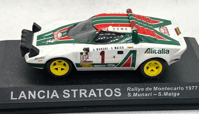 Lancia Stratos Alitalia Montecarlo '77, esc. 1/43