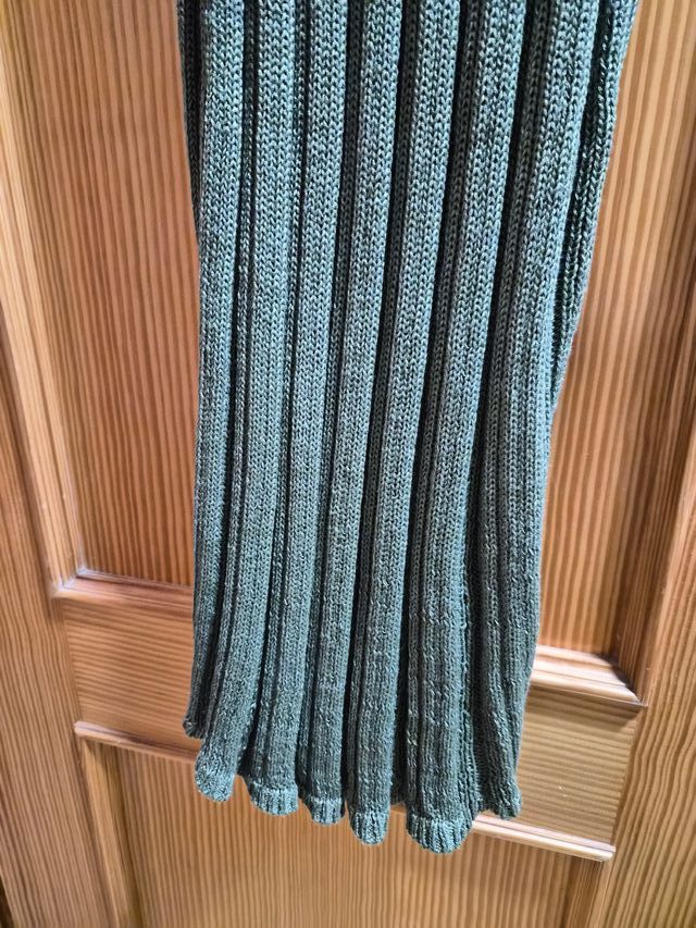 Vestido de punto verde