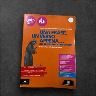 Una frase, un verso appena – libro scolastico