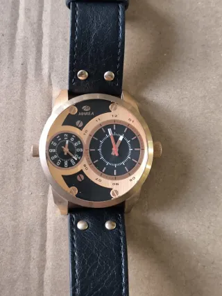 Reloj Marea Mujer Negro y Dorado
