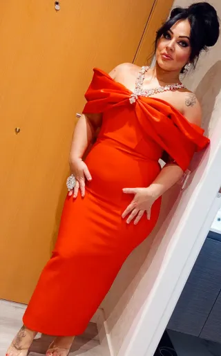 Vestido de fiesta rojo