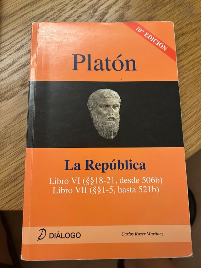 PLATÓN. La República: libro VI (18-21 desde 506...