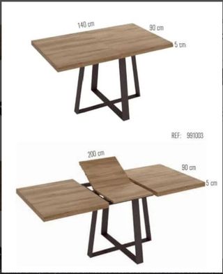 MESA DE COMEDOR EXTENSIBLE RMB 