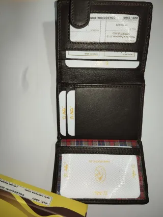 Cartera Monedero Piel El Potro Hombre