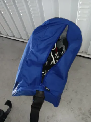 Bolsa para patines azul