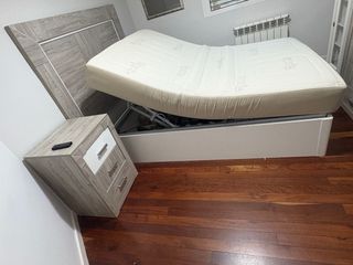 Canapé eléctrico abatible con somier articulado 