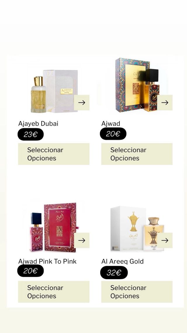 perfumes árabes