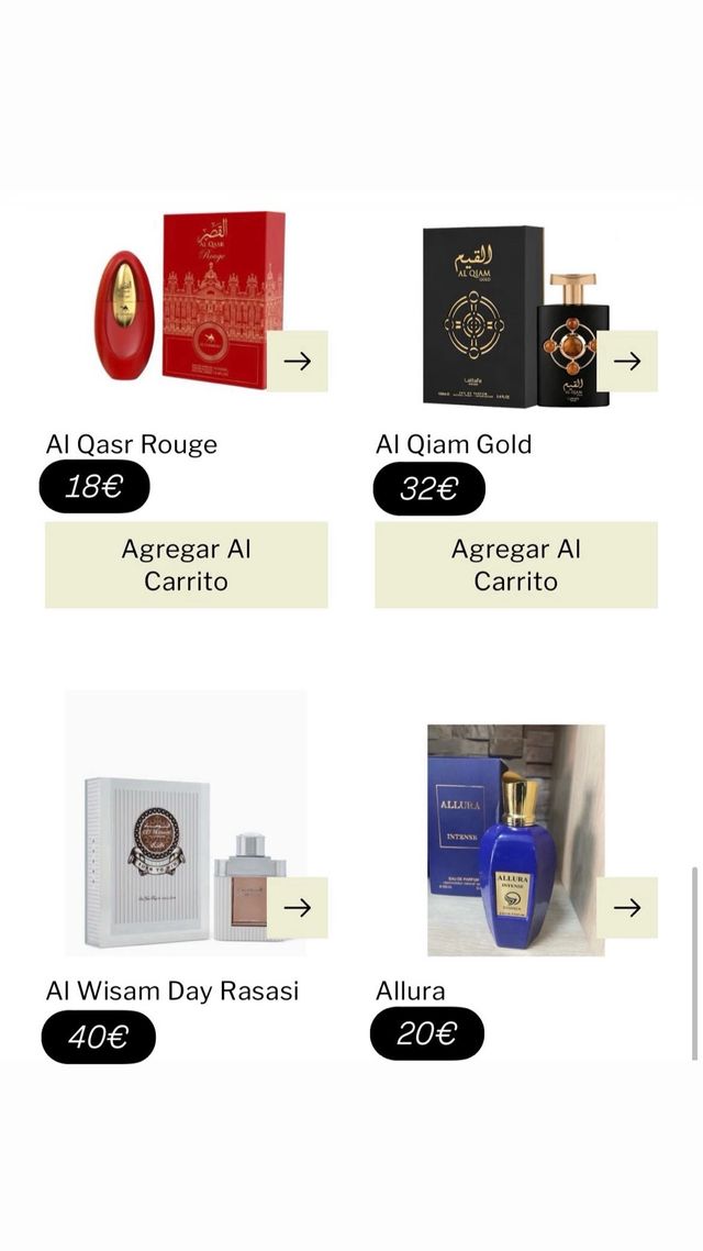 perfumes árabes
