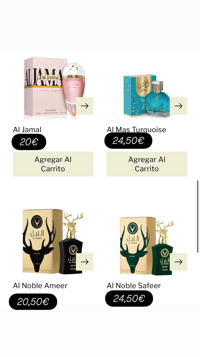perfumes árabes