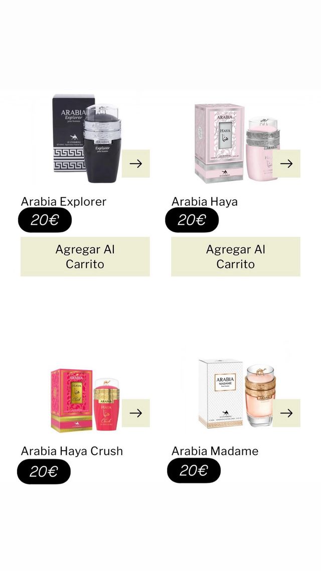 perfumes árabes