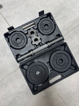 2 Set de pesas 10 kg Get Fit (Total 20KG)